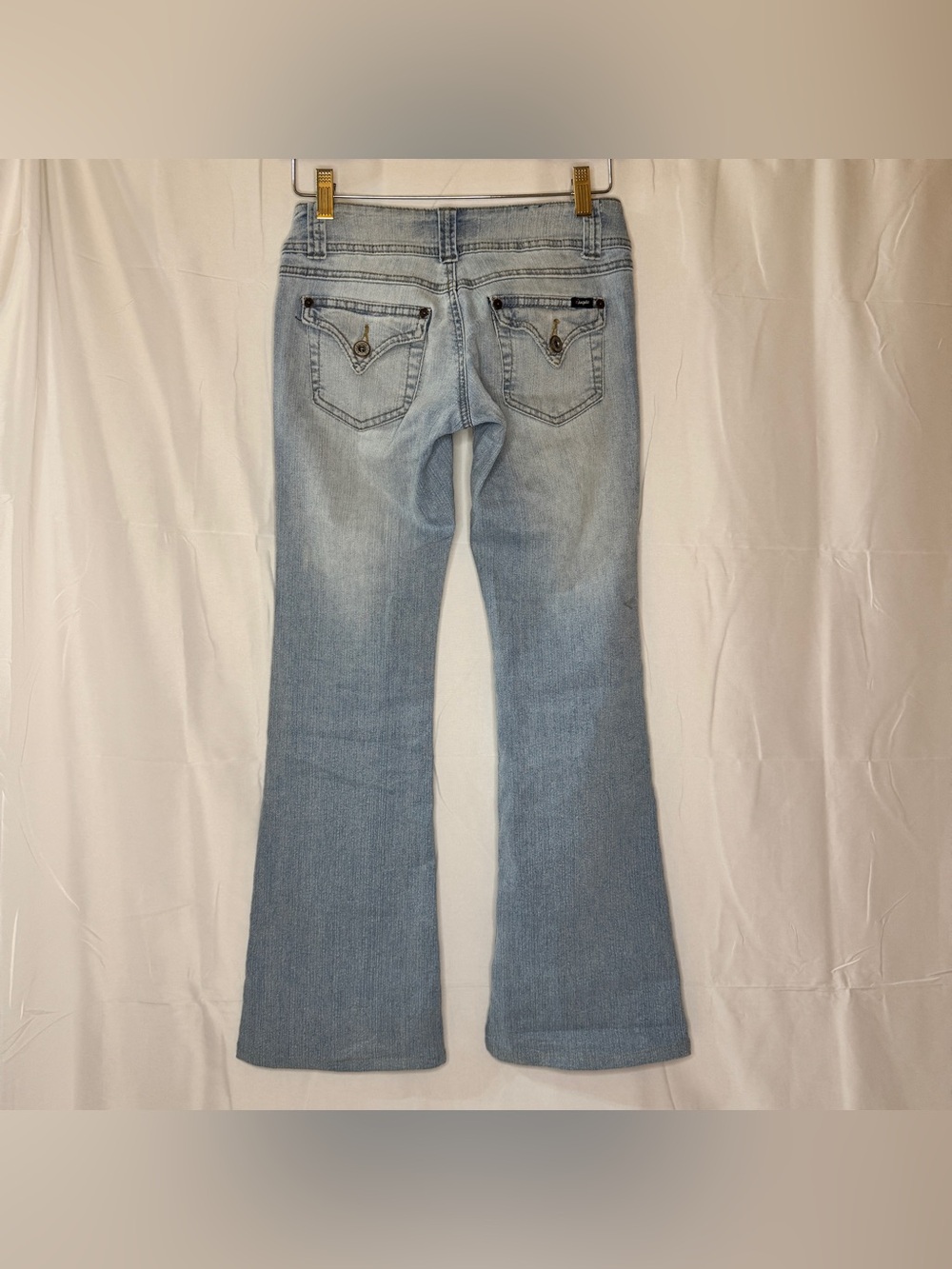Y2K Angels Low Rise Flare Jeans